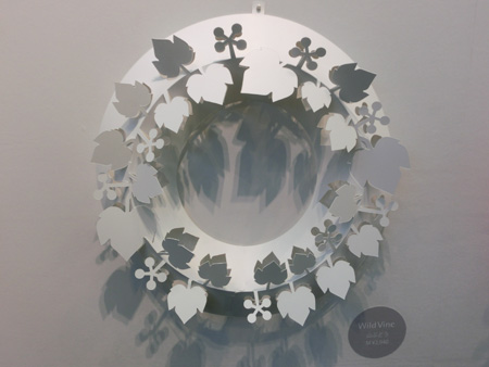 Design by Chiori Ito／Paper Wreath １枚のシートのカッテング＆折り